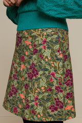 Border Skirt Bellevue - Olive Green