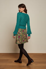 Border Skirt Bellevue - Olive Green