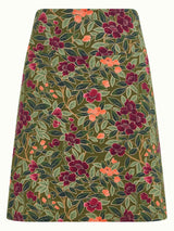 Border Skirt Bellevue - Olive Green