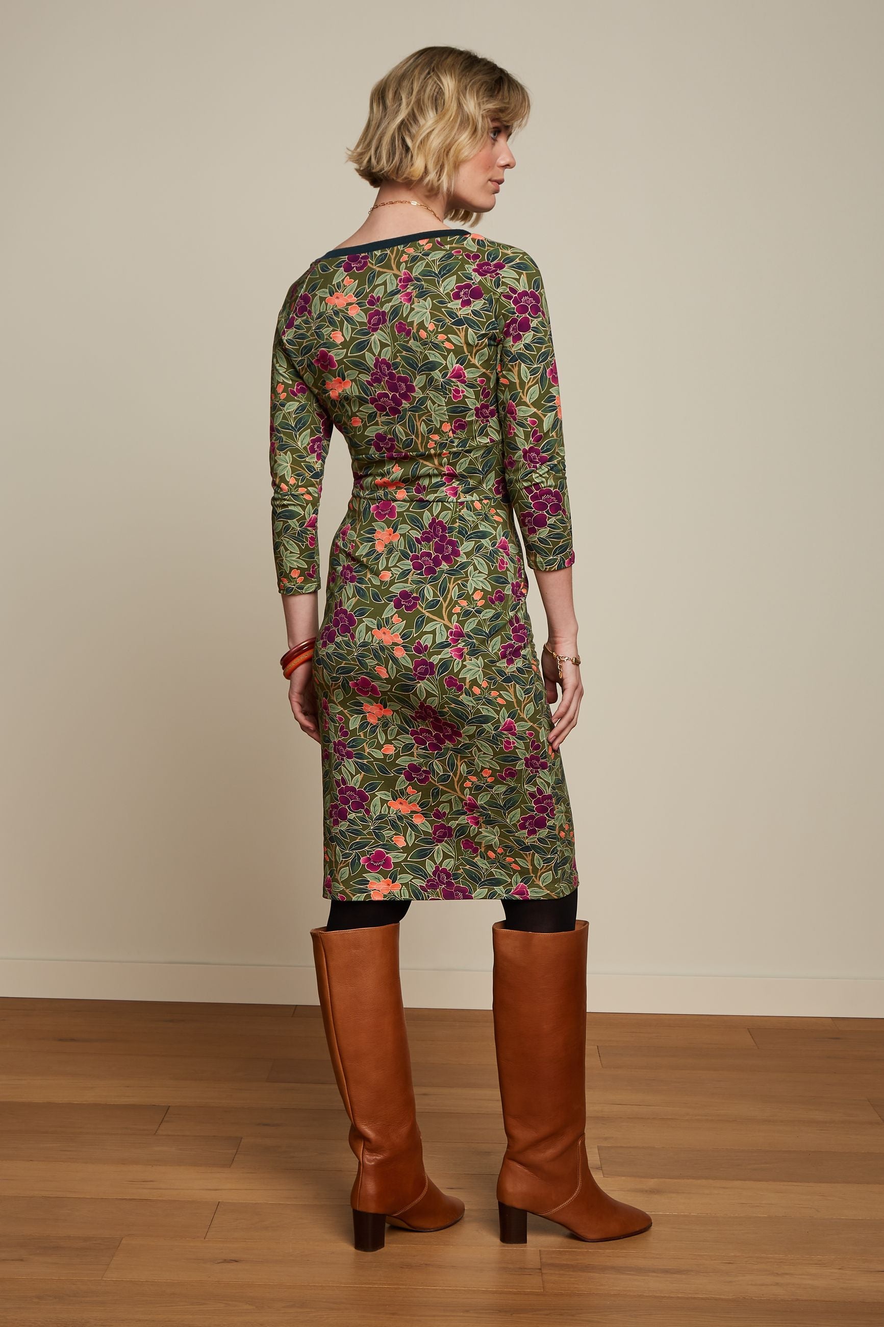 Tallullah Dress Bellevue - Olive Green