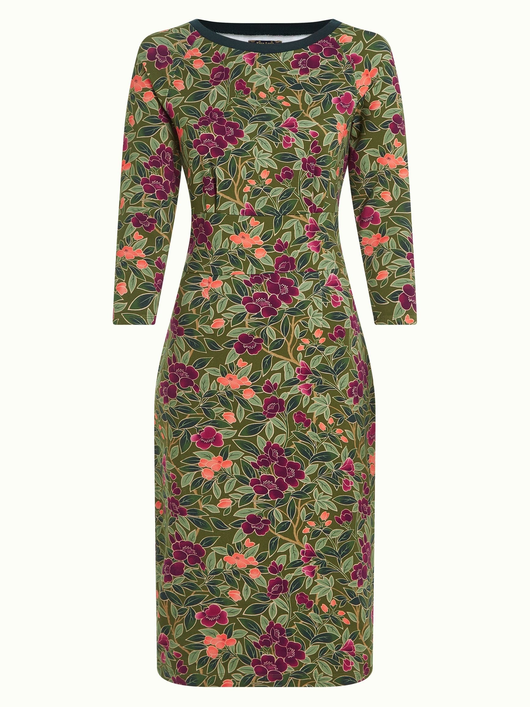 Tallullah Dress Bellevue - Olive Green