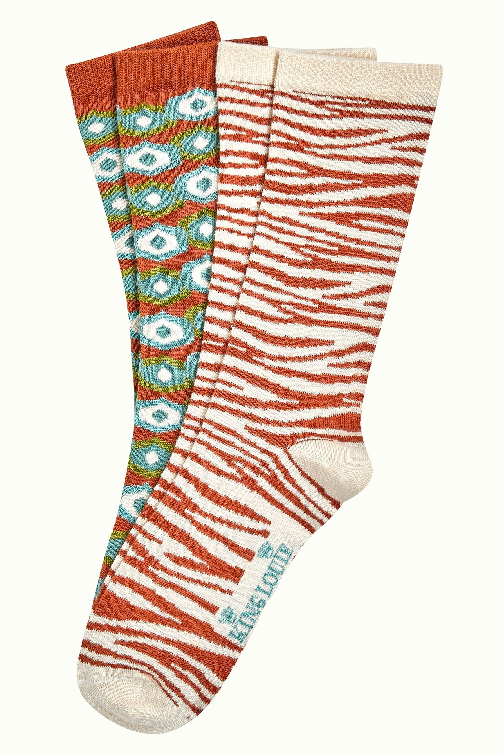 Socks 2-Pack Meribel - Caramel