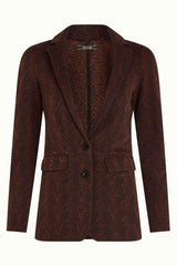 Daisy Blazer Long Tempest - Cognac Orange