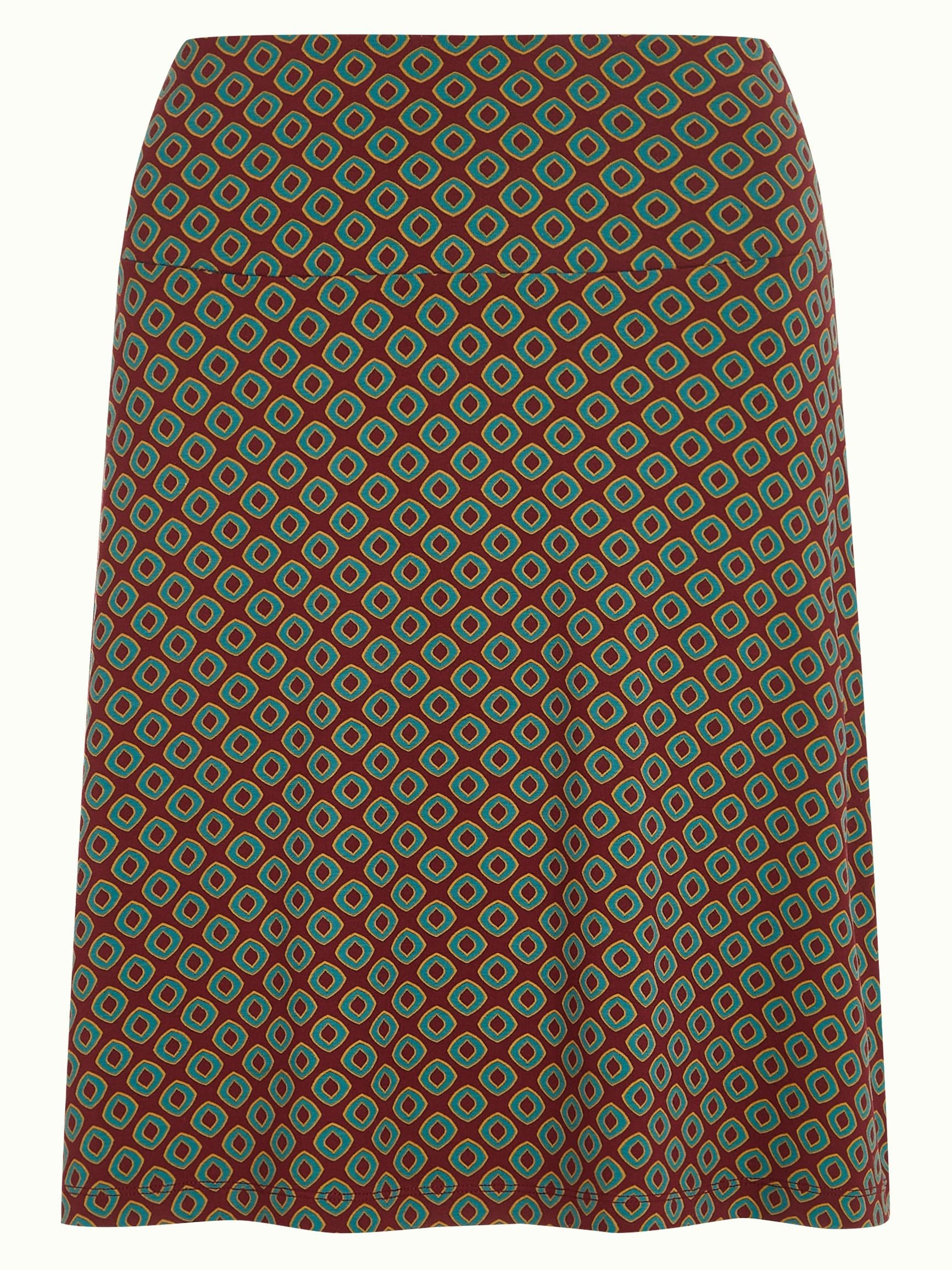 Border Skirt Dusty - Cabernet Red