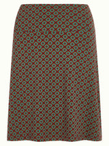 Border Skirt Dusty - Cabernet Red