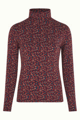 Betsy Rollneck Top Autumn - Storm Blue