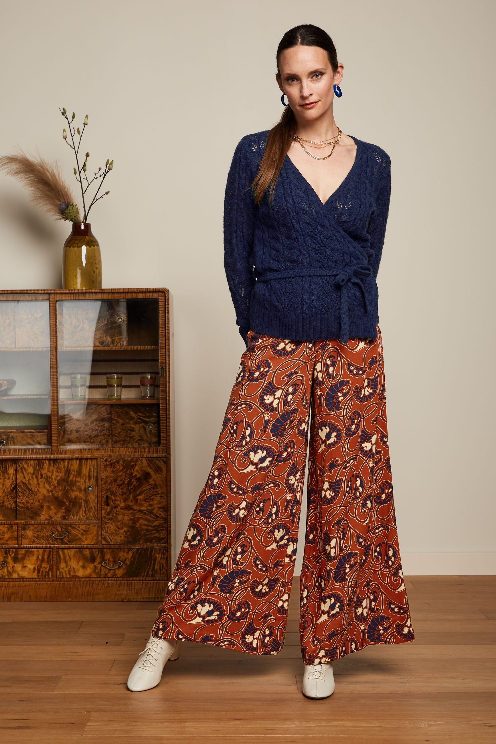 Palazzo Pants Cecilia - Spicy Brown