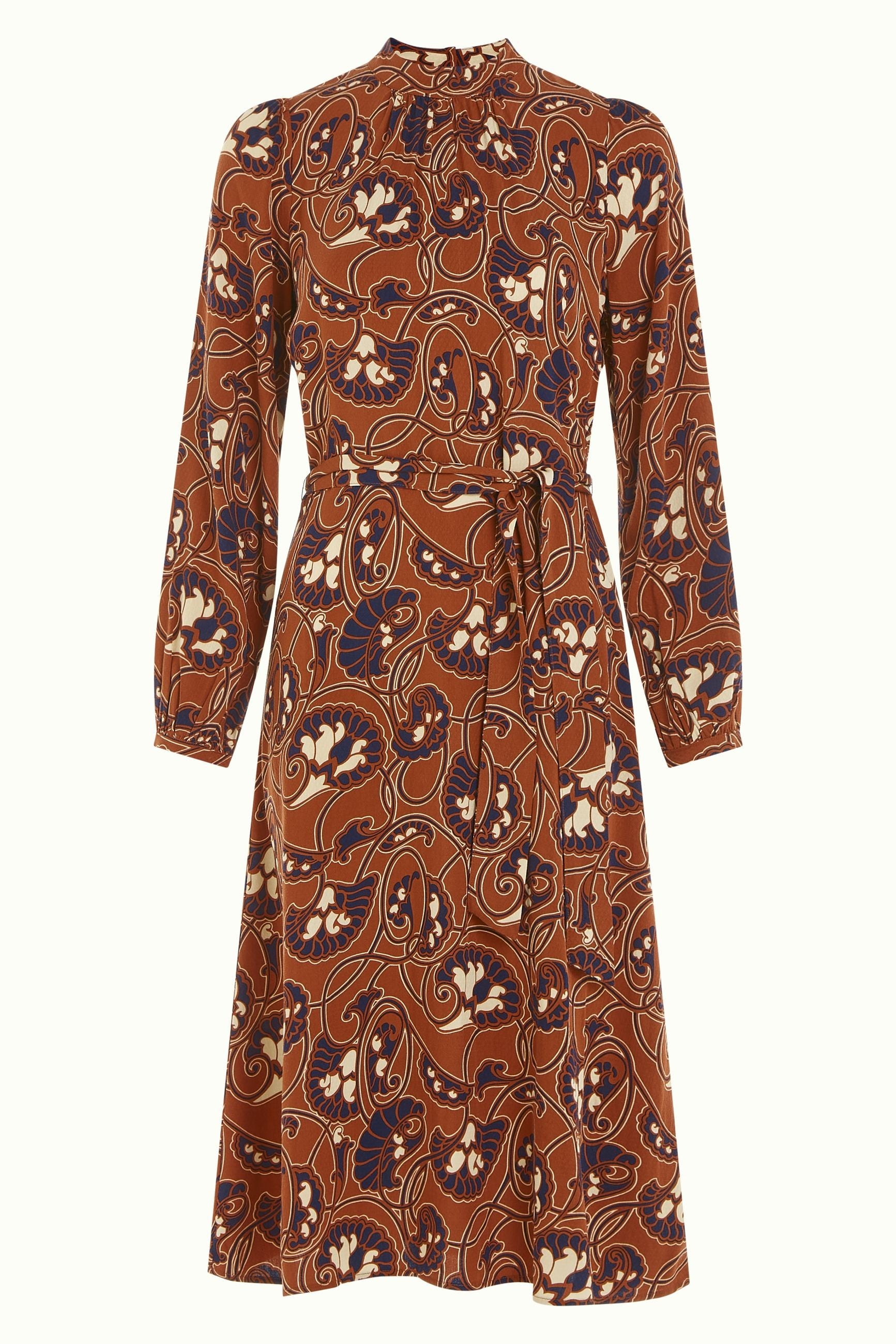 Phoebe Dress Cecilia - Spicy Brown