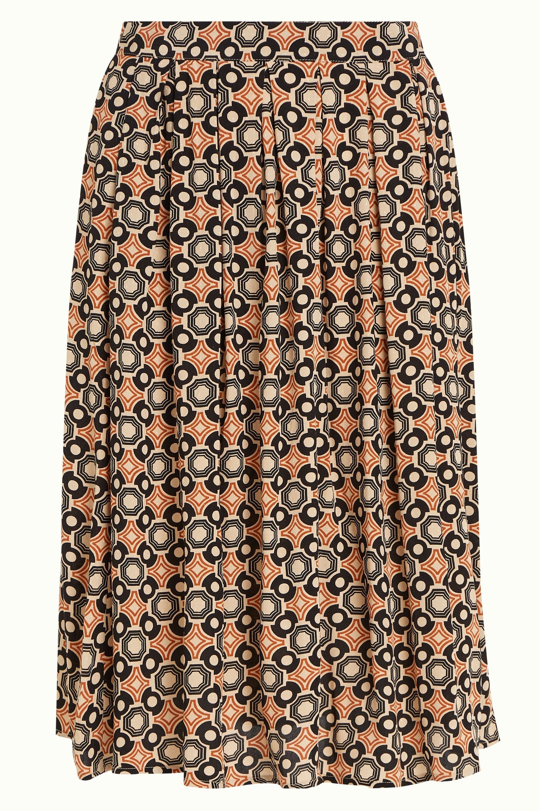 Arianna Pleat Skirt Ozzy - Marzipan