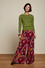 Palazzo Pants Lovechild - Cabernet Red