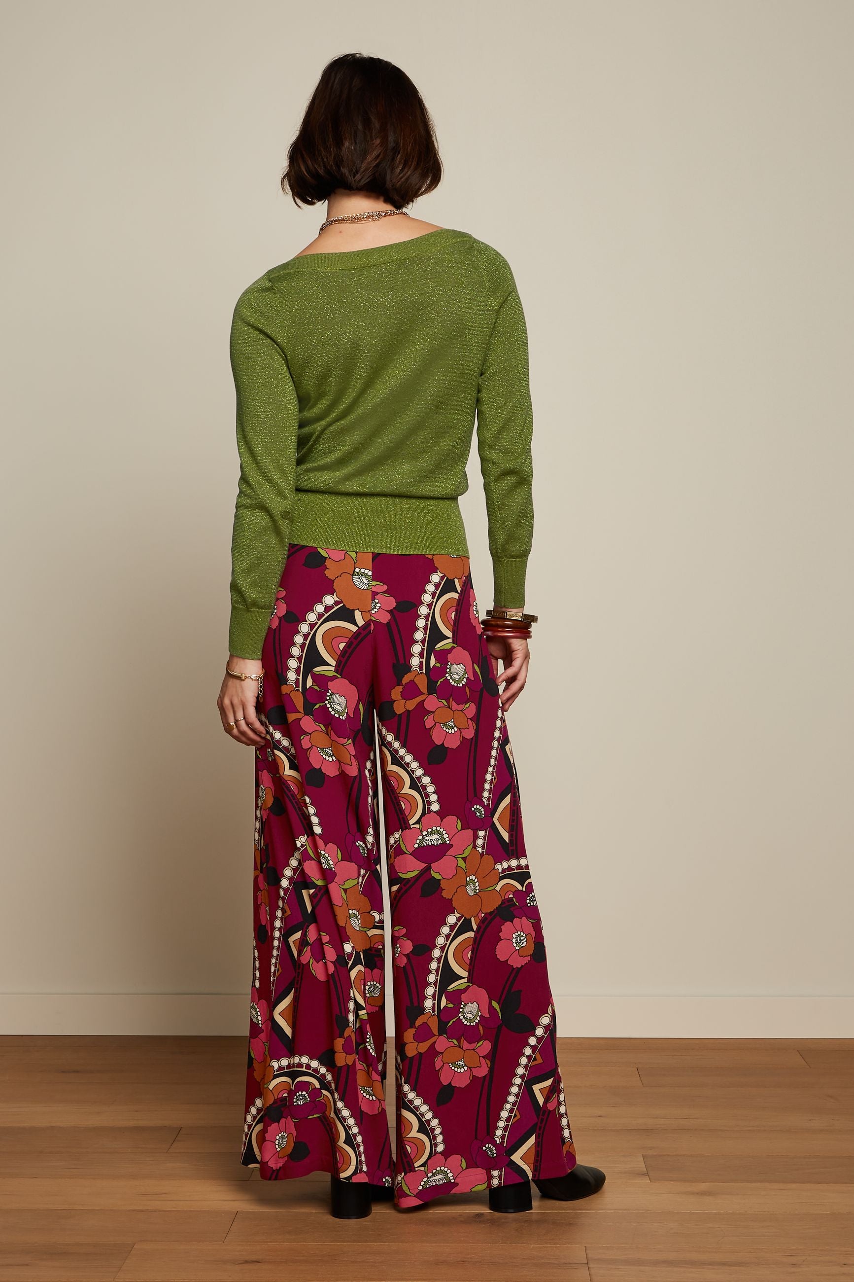 Palazzo Pants Lovechild - Cabernet Red