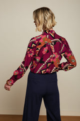 Winona Blouse Lovechild - Cabernet Red