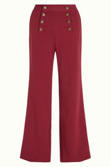 Sally Pants Broadway - Cabernet Red