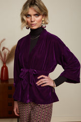 Kimono Jacket Gamine - Royale Purple