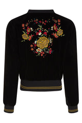 Bessie Embroidery Jacket Gamine - Black