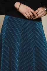 Juno Skirt Moda Stripe - Lapis Blue