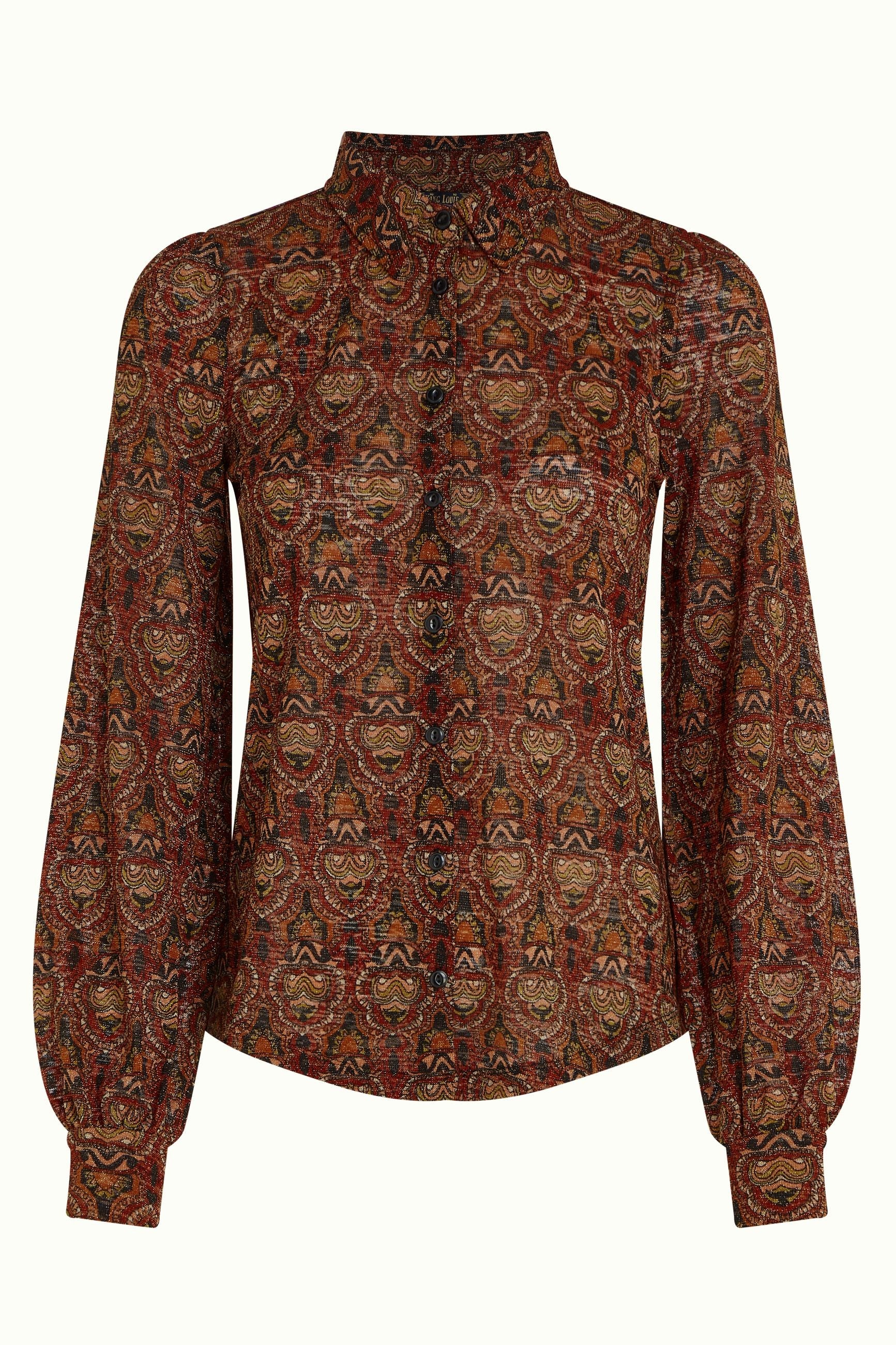 Maisie Blouse Mystic - Spicy Brown