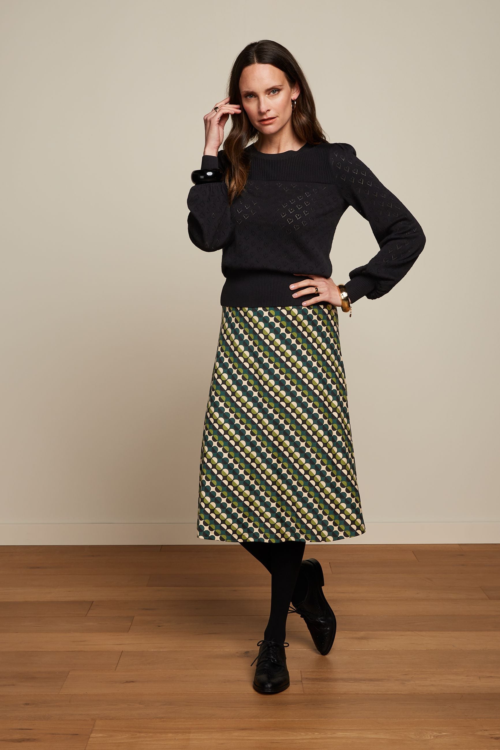 Juno Skirt Quincy - Pine Green