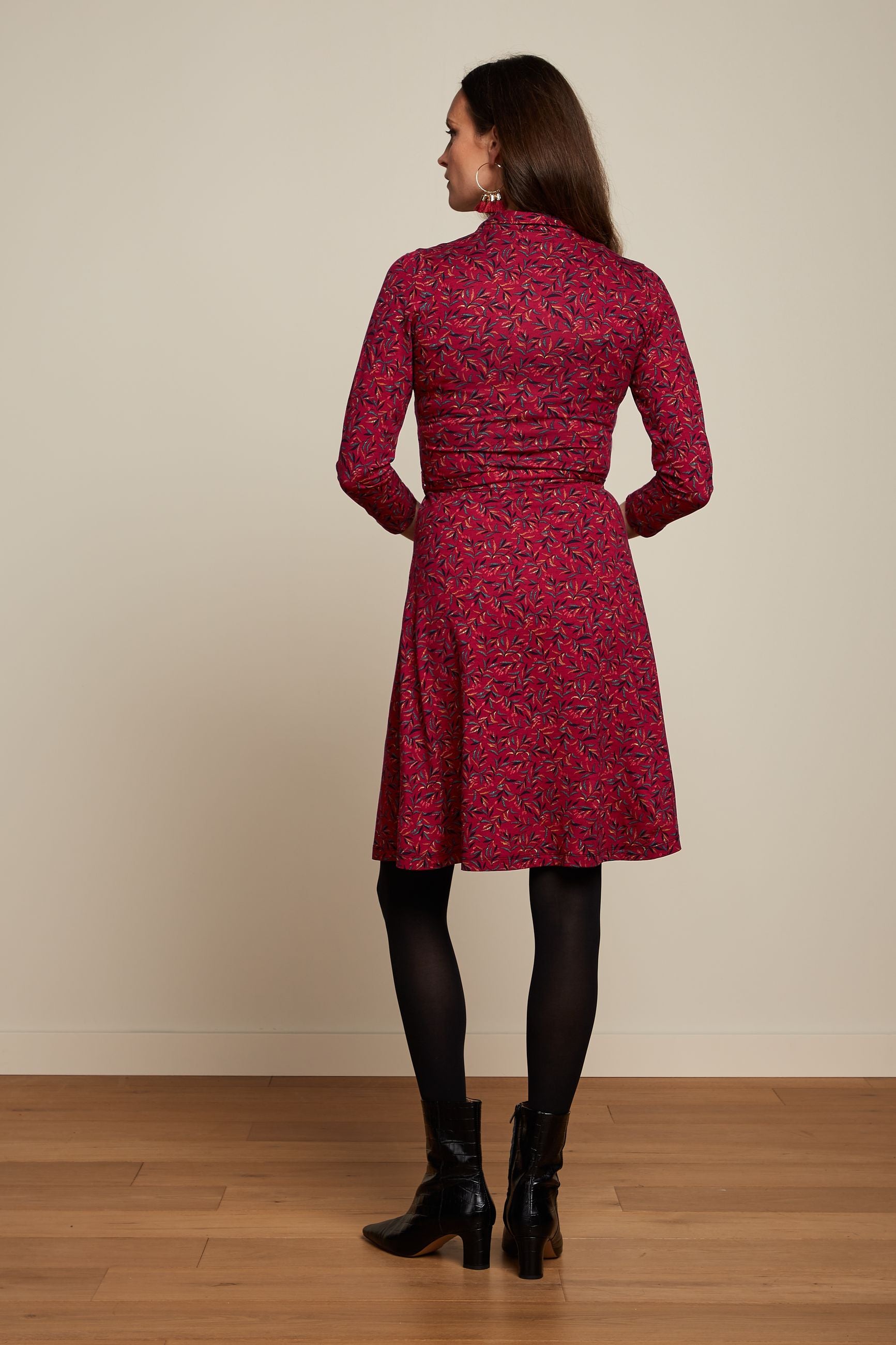 Emmy Dress Vinti - Cherry Red