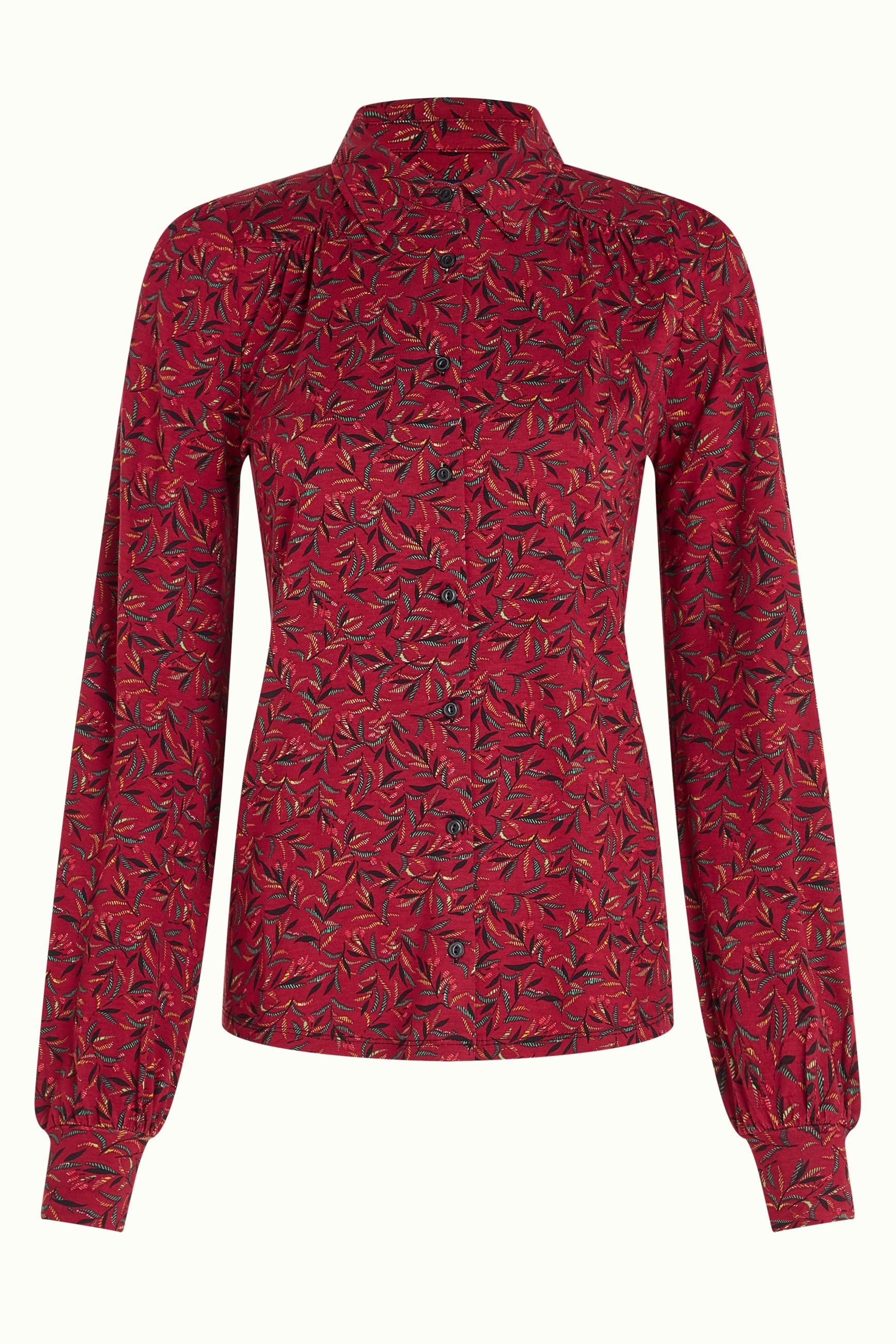 Carina Blouse Vinti - Cherry Red