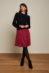 Serena Skirt Vinti - Cherry Red