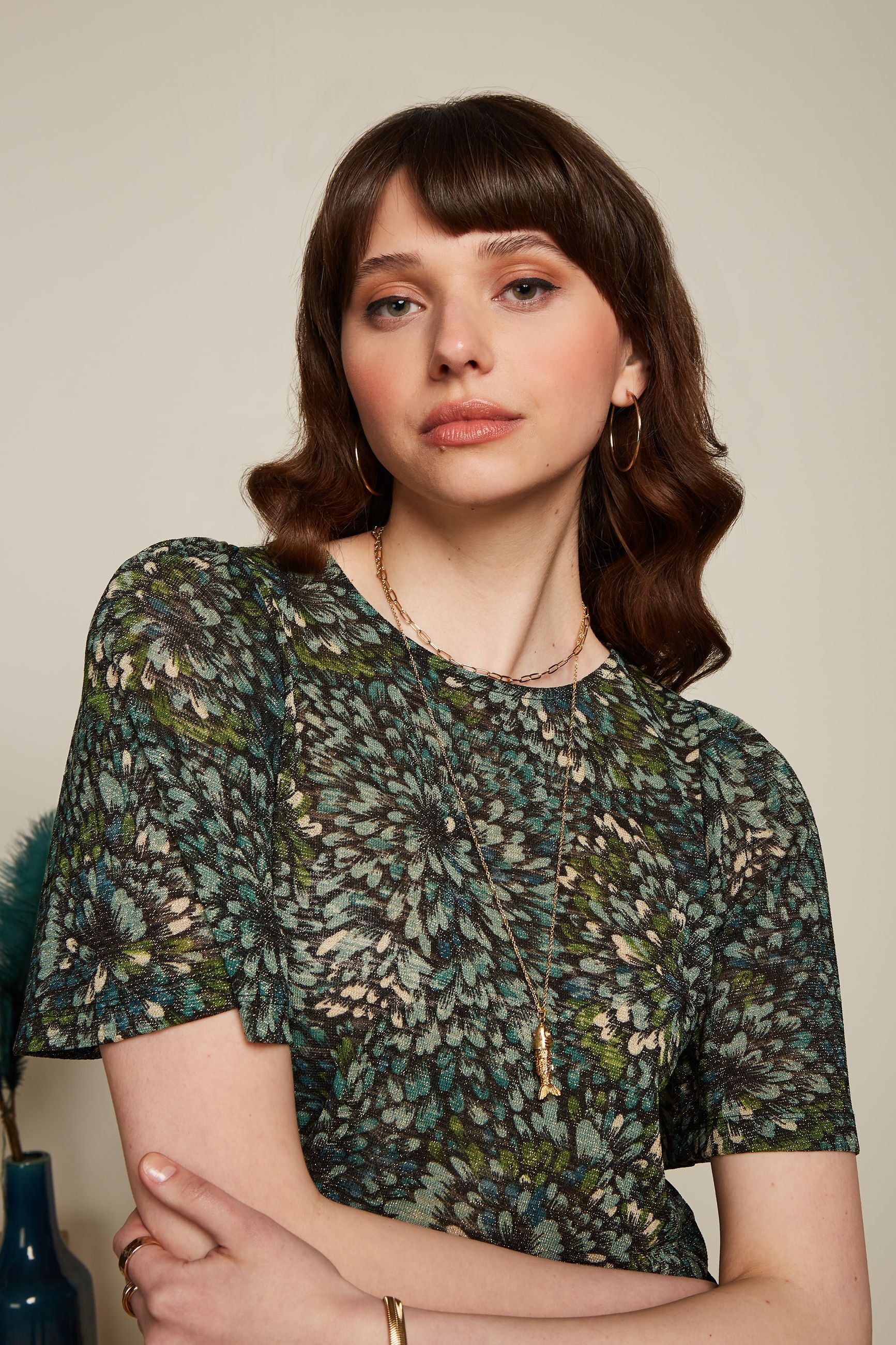 Lizzy Top Glam - Dragonfly Green