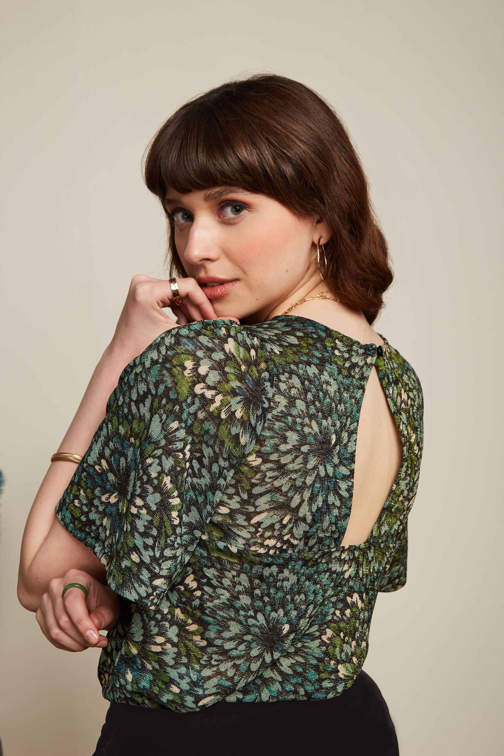 Lizzy Top Glam - Dragonfly Green