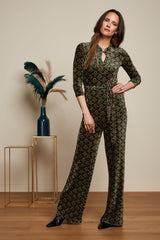 Chinese Jumpsuit Jubilee - Pine Green