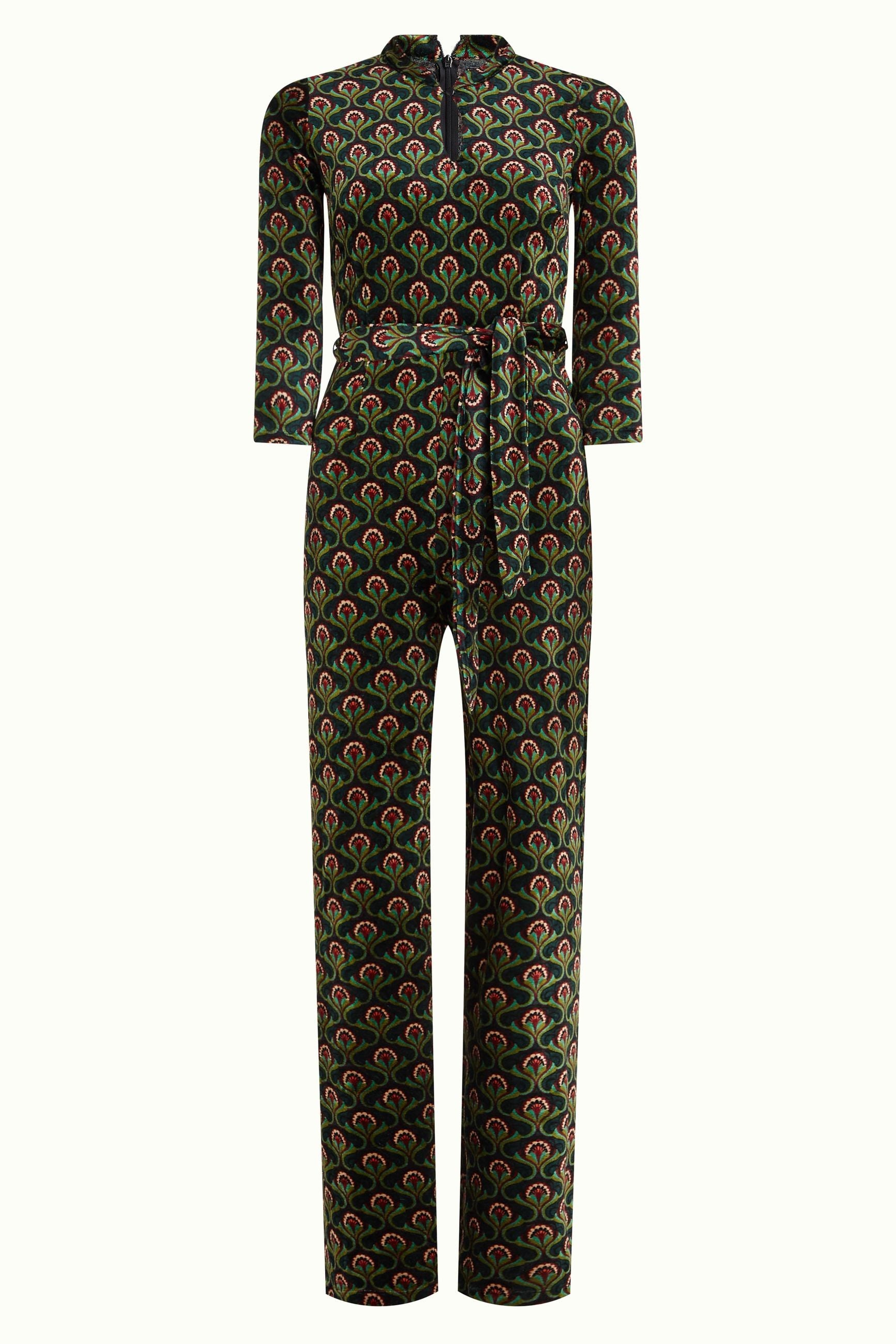 Chinese Jumpsuit Jubilee - Pine Green