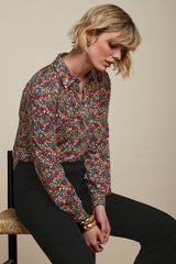 Maisie Blouse Meadow - Black