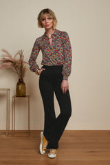 Maisie Blouse Meadow - Black