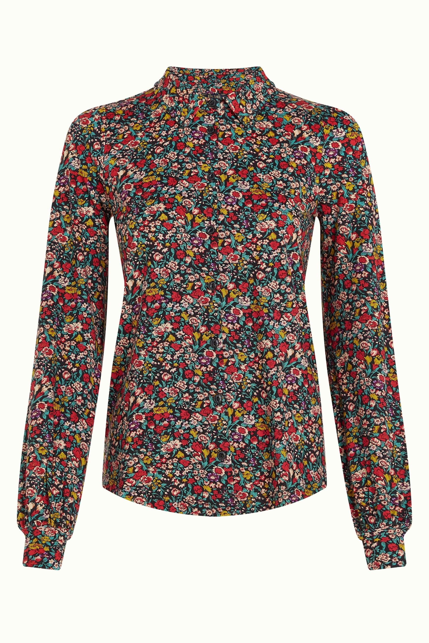 Maisie Blouse Meadow - Black