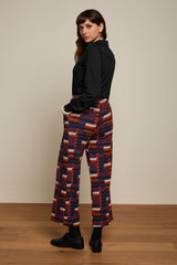 Federica Pants Clark - Streeple Blue