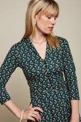 Emmy Dress Morel - Dragonfly Green