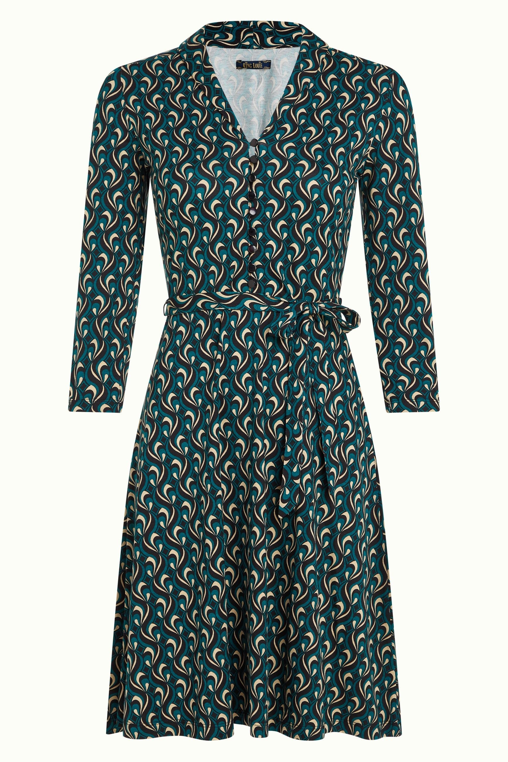 Emmy Dress Morel - Dragonfly Green