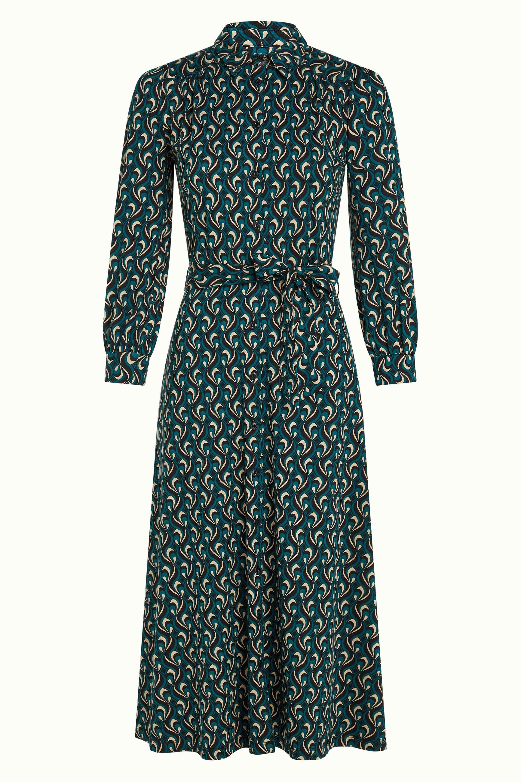 Carina Dress Morel - Dragonfly Green