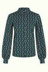 Maisie Blouse Morel - Dragonfly Green