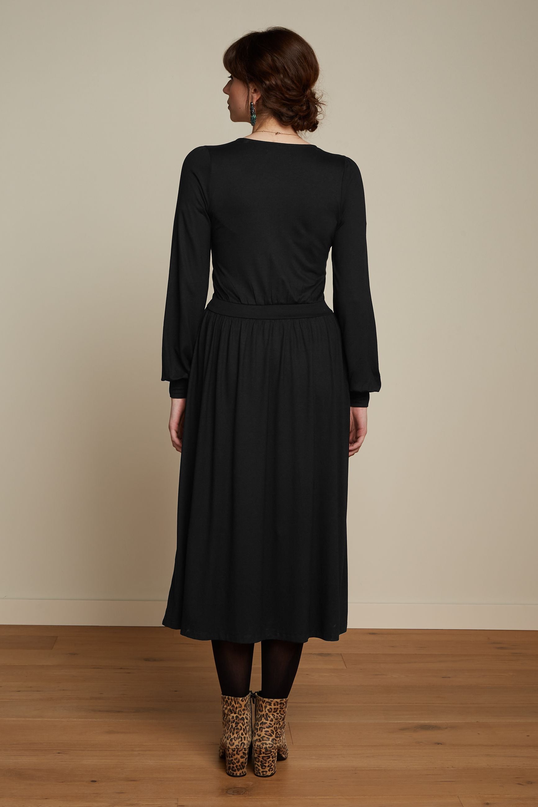 Loretta Dress Ecovero Classic - Black