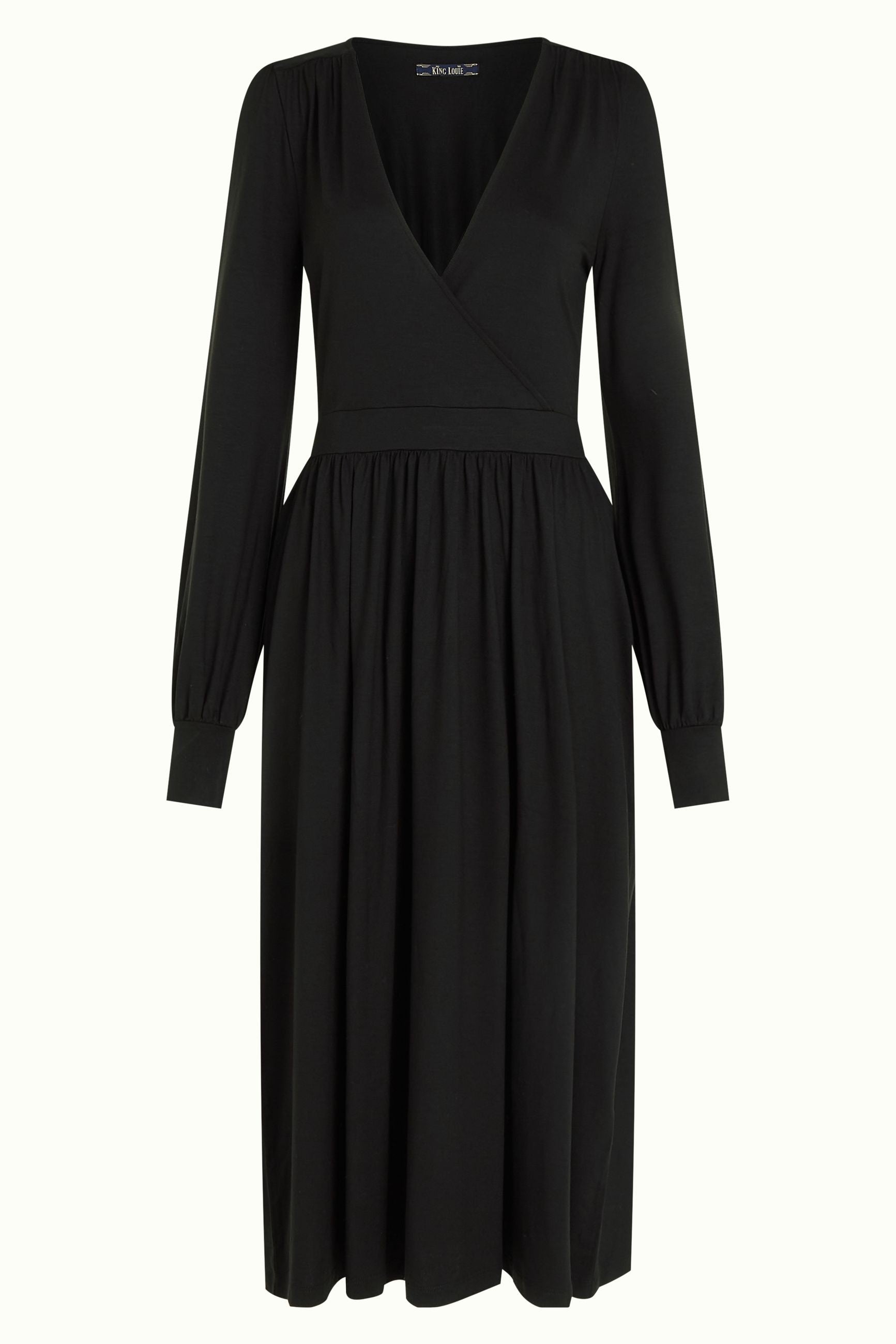 Loretta Dress Ecovero Classic - Black