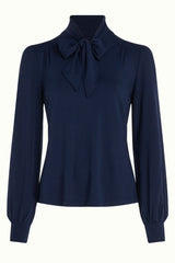 Amalia Top Ecovero Light - Evening Blue