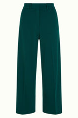 Federica Pants Milano Uni - Pine Green