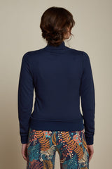 Cleo Jacket Milano Uni - Evening Blue