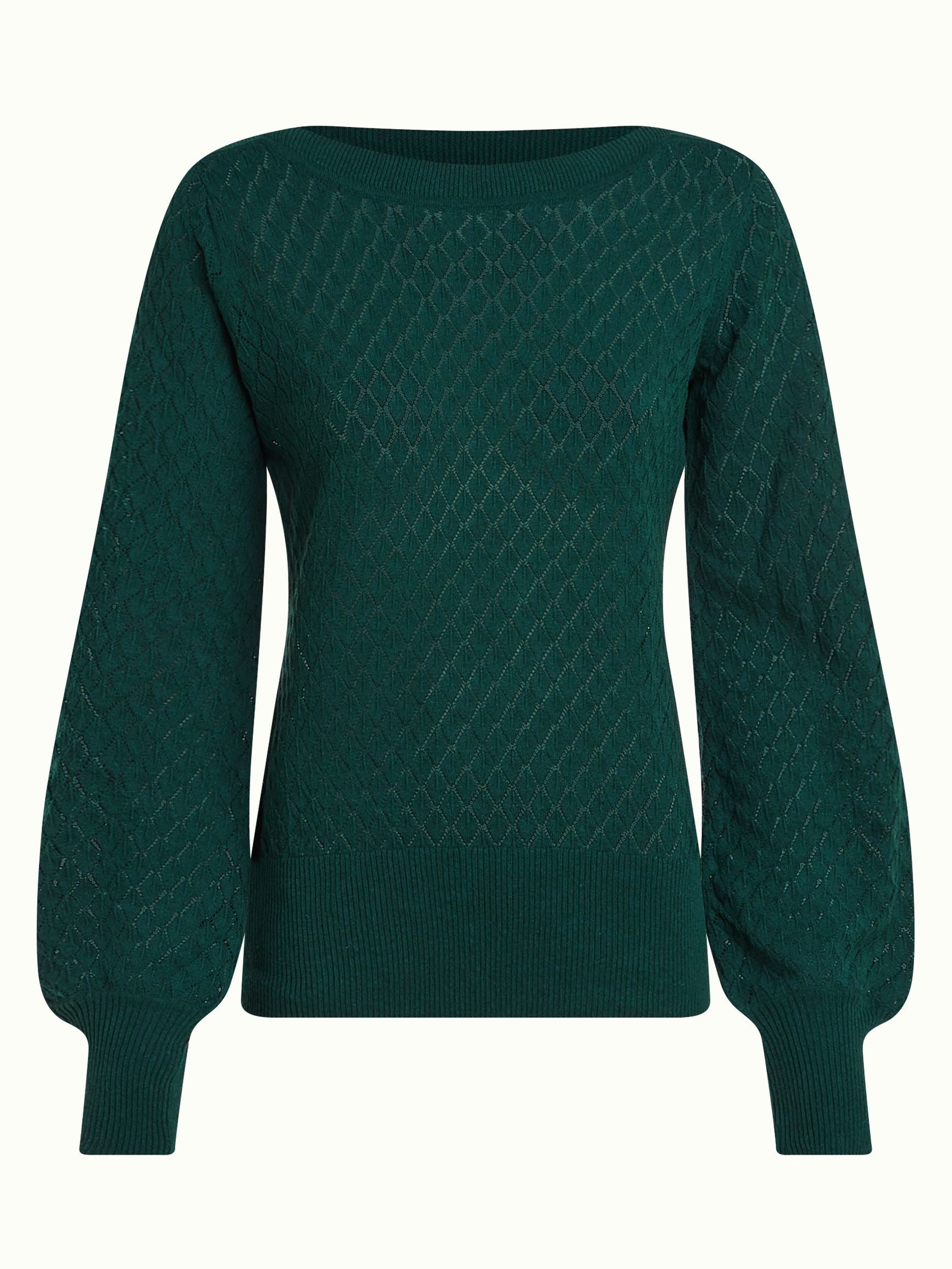 Audrey Bell Sleeve Top Loop Ajour - Dragonfly Green