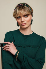 Twist Hairband Jubilee - Pine Green