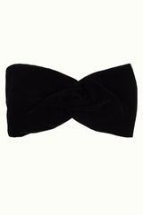 Twist Hairband Gamine Velvet - Black