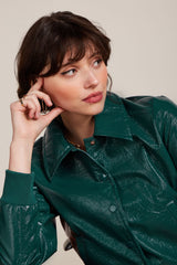 Isa Jacket Shine - Dragonfly Green