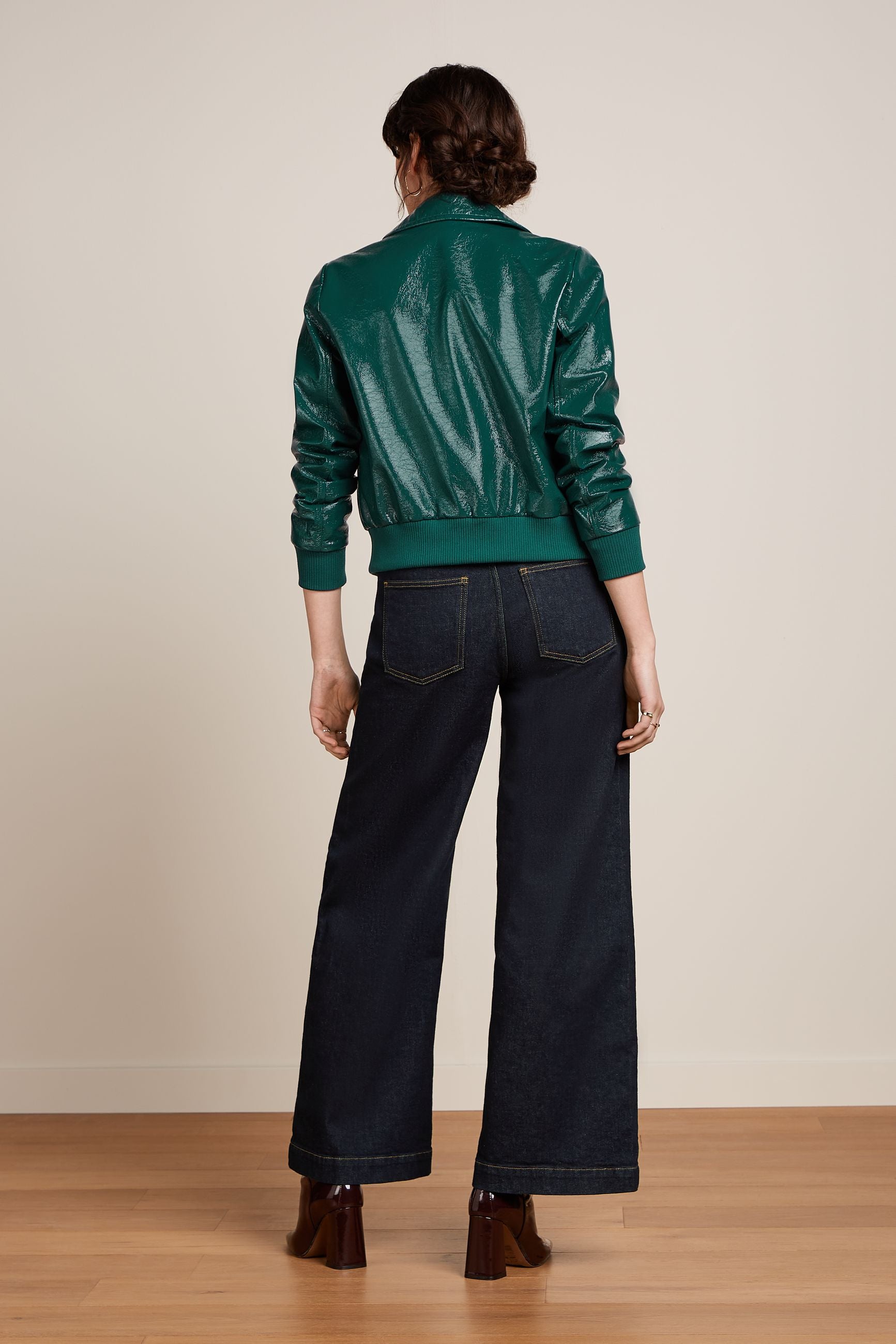 Isa Jacket Shine - Dragonfly Green