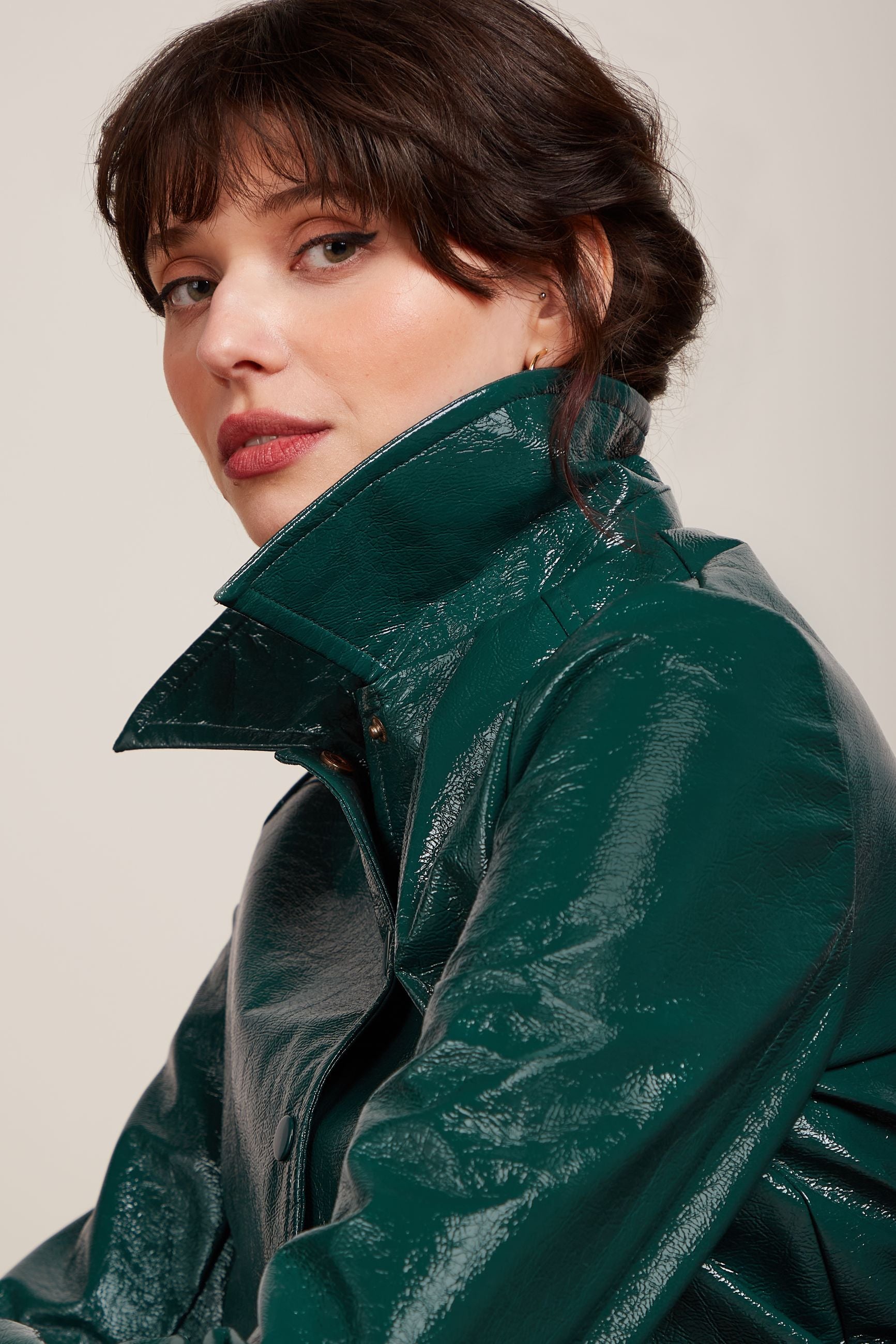 Isa Jacket Shine - Dragonfly Green