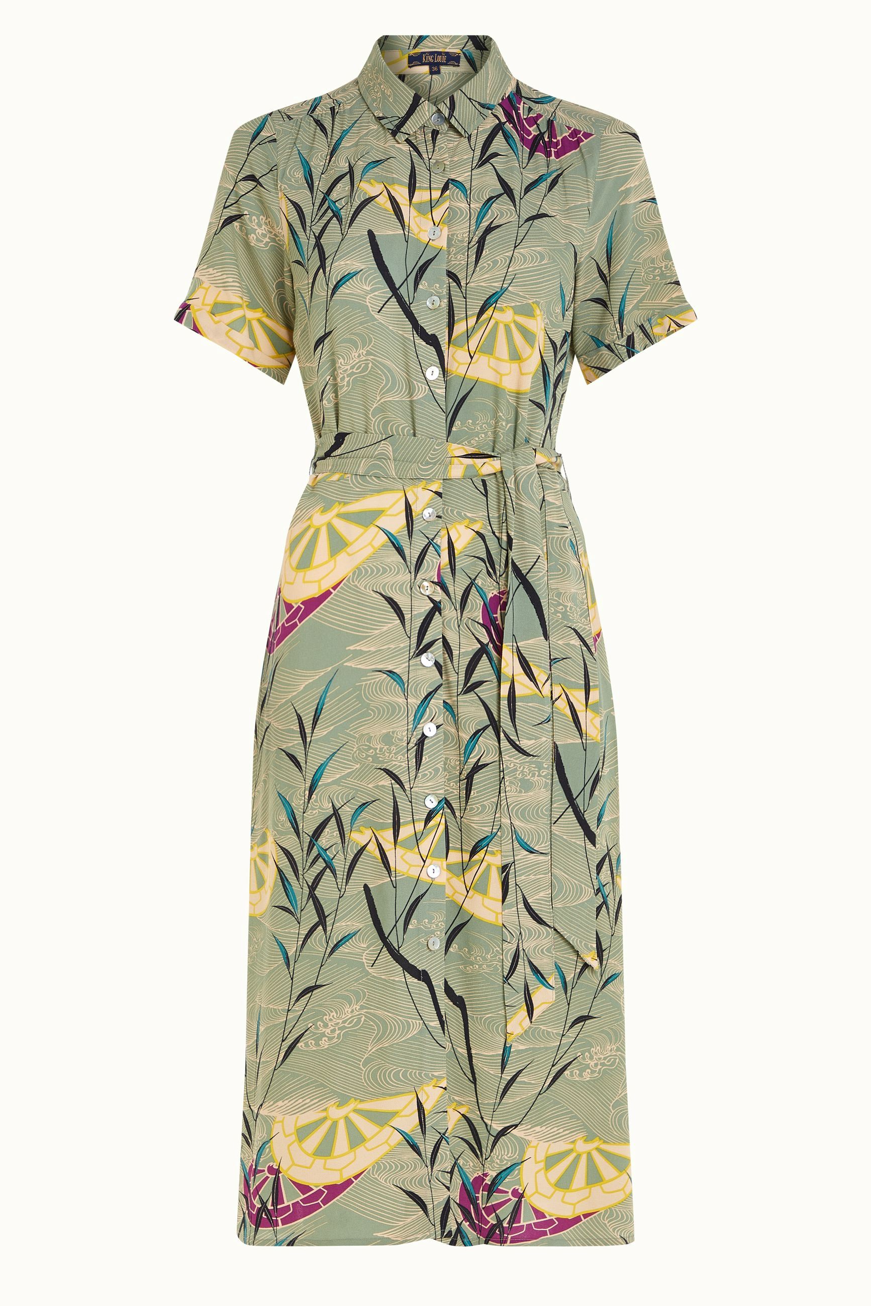 Olive Midi Dress Blush - Dusty Turquoise