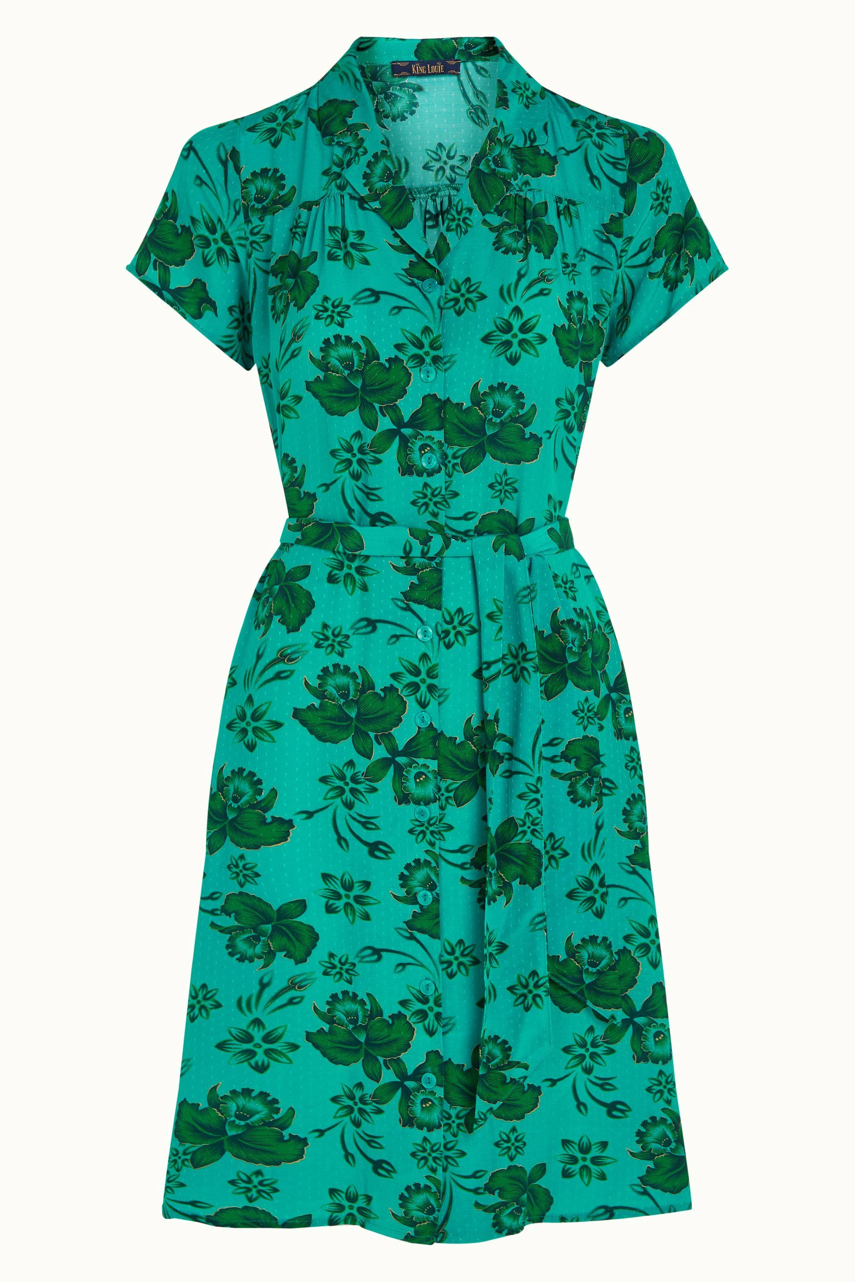 Tex Dress Coralie - Aqua Green